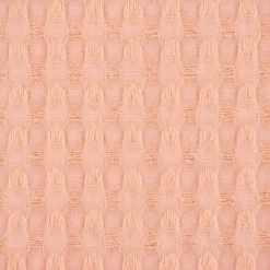 Waffelpique soft Waffelstoff Baumwolle uni hellrosa 1,35m Breite