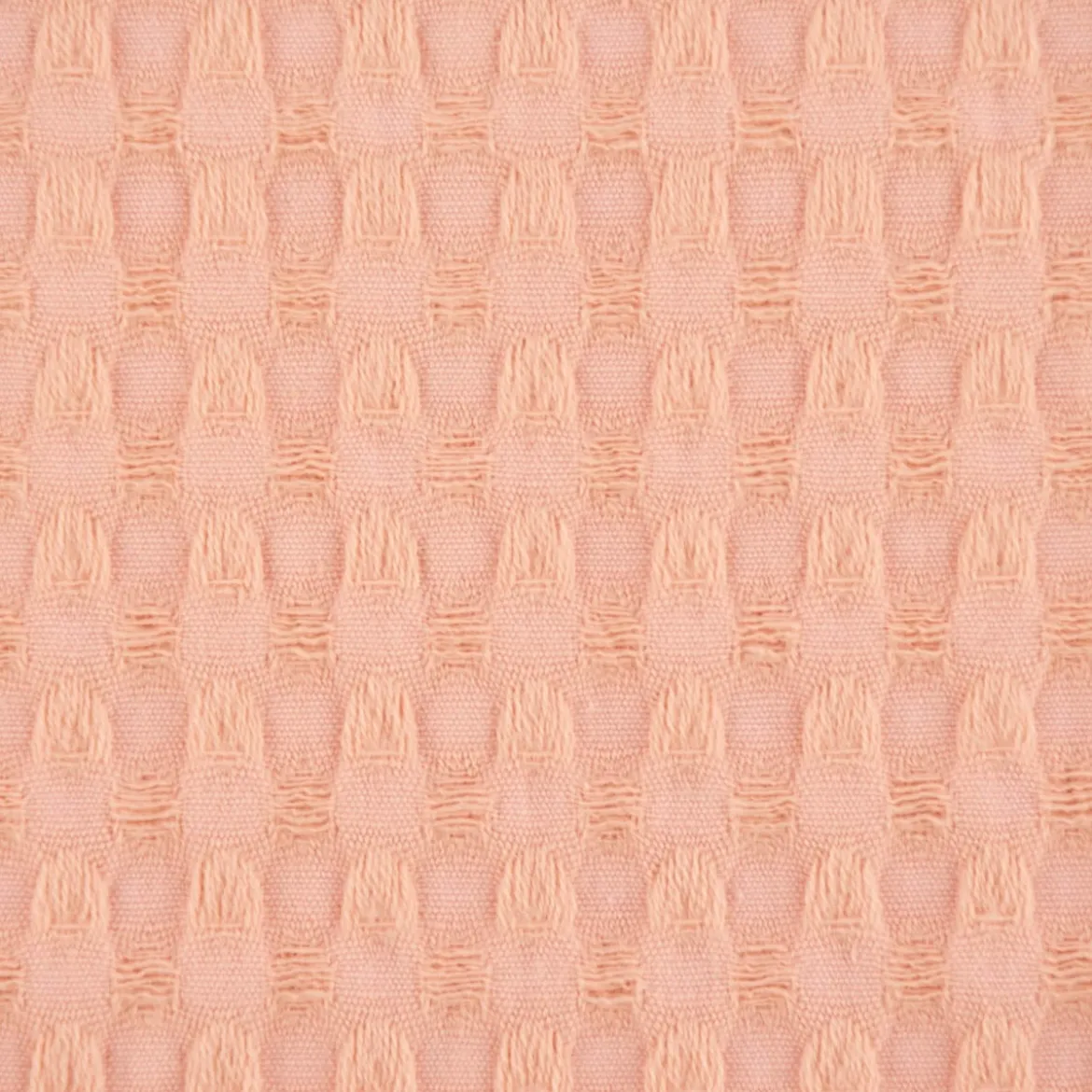 Waffelpique soft Waffelstoff Baumwolle uni hellrosa 1,35m Breite