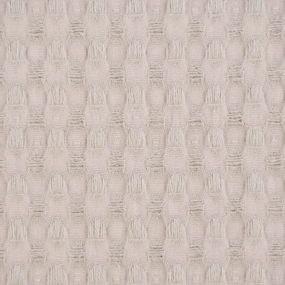 Waffelpique soft Waffelstoff Baumwolle uni hellgrau 1,35m Breite