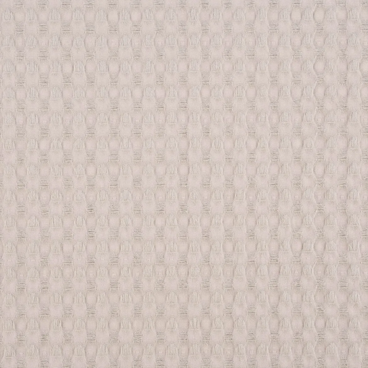 Waffelpique soft Waffelstoff Baumwolle uni hellgrau 1,35m Breite