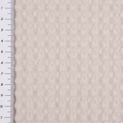 Waffelpique soft Waffelstoff Baumwolle uni hellgrau 1,35m Breite