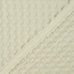 Waffelpique soft Waffelstoff Baumwolle uni mint 1,35m Breite