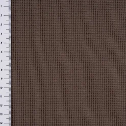 Waffelstrick Doubleface einfarbig taupe 1,4m Breite