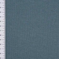 Waffelstrick Doubleface einfarbig indigo blau 1,4m Breite