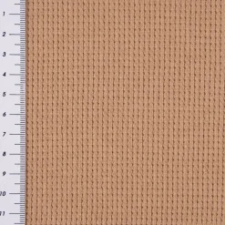 Waffelstrick Doubleface einfarbig sand 1,4m Breite