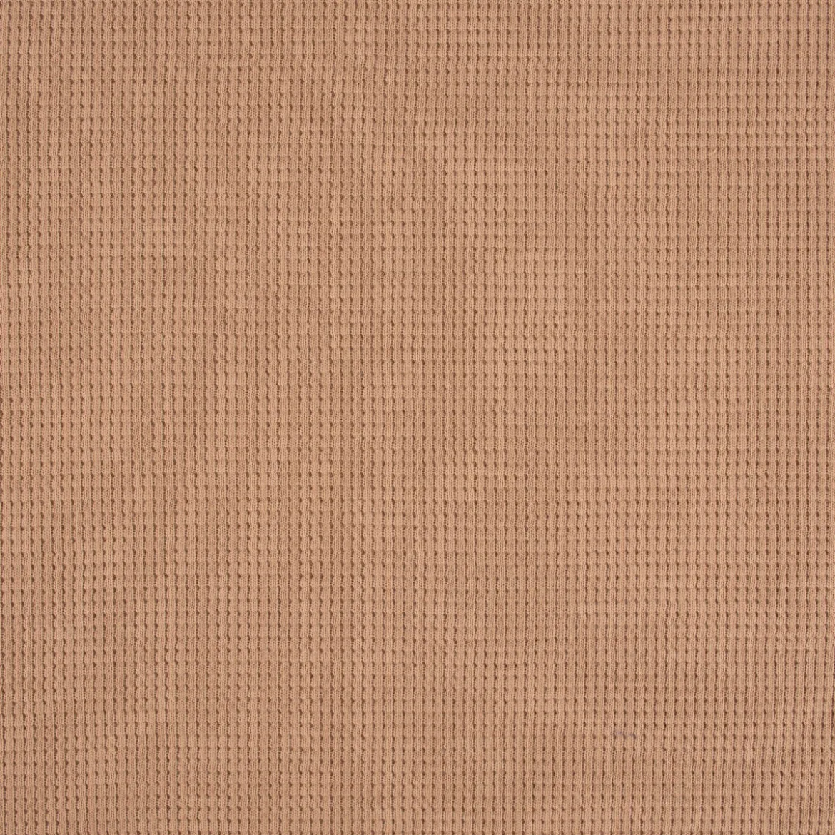 Waffelstrick Doubleface einfarbig sand 1,4m Breite