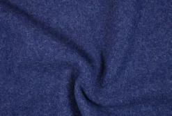 Walkloden Mantelstoff Wollstoff aus reiner Schurwolle royalblau blau 147cm