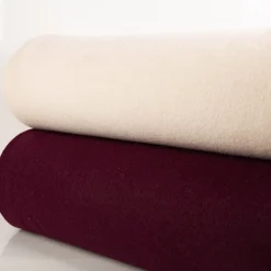 Walkloden Mantelstoff Wollstoff aus reiner Schurwolle creme 147cm