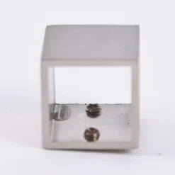 Wandlager go für eckige Profilstange 18x18mm Edelstahloptik