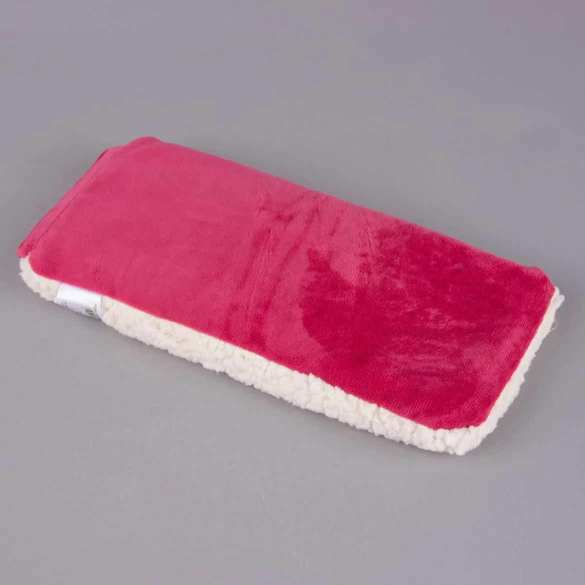 Warmies Wärmekissen Hot Pak Sherpa weiß rot 100% Hirse-Kräuterfüllung