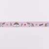Webband Einhorn Regenbogen rosa bunt Breite: 2cm