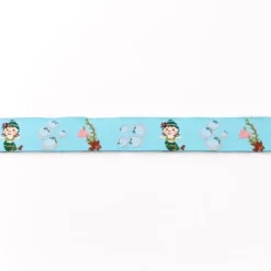Webband Mermaid Meerjungfrau blau Meterware Breite: 1,60cm
