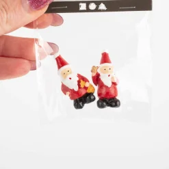 Weihnachtsmann Mini-Figuren 2 Stk ca 1,7x3,5cm von Creativ Company