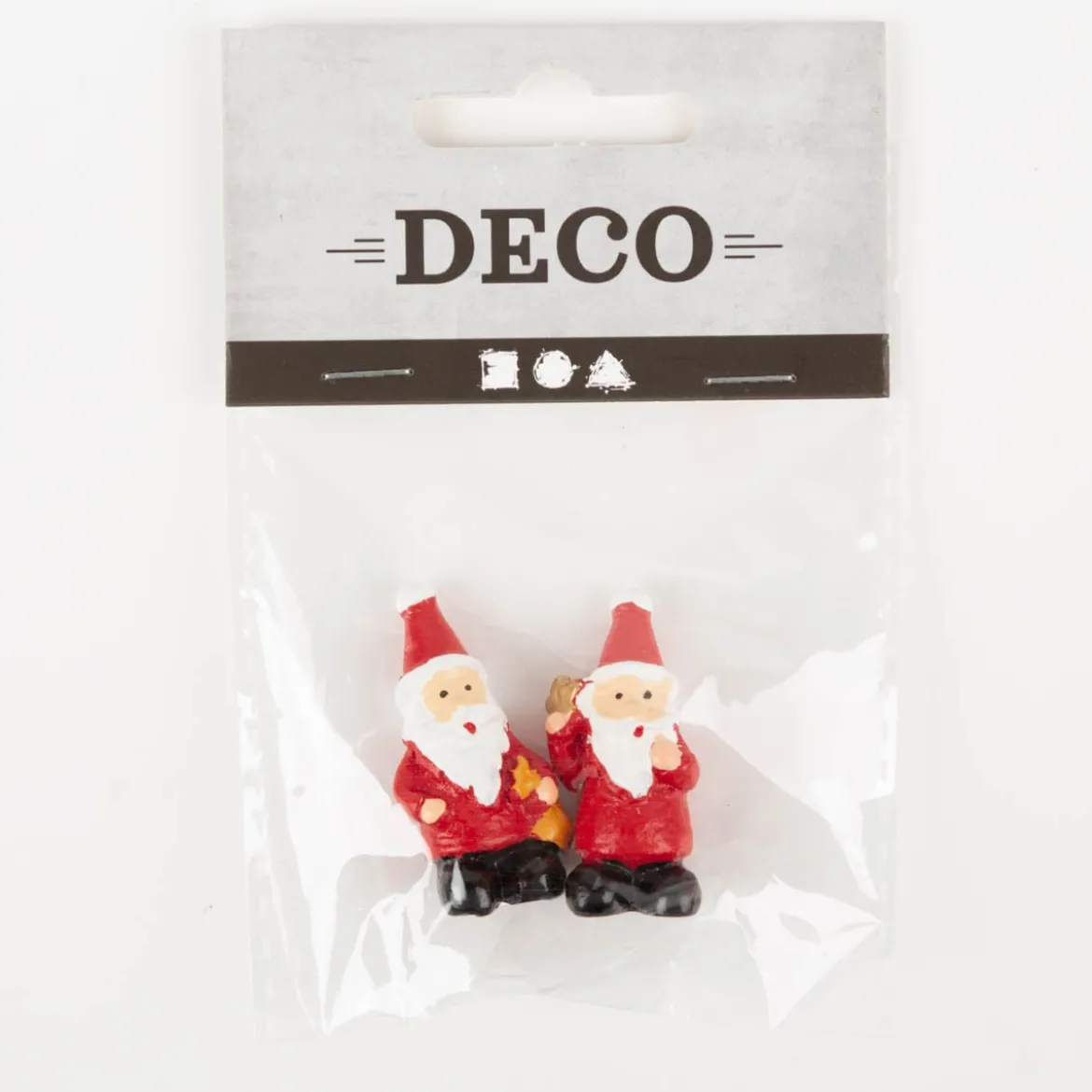 Weihnachtsmann Mini-Figuren 2 Stk ca 1,7x3,5cm von Creativ Company