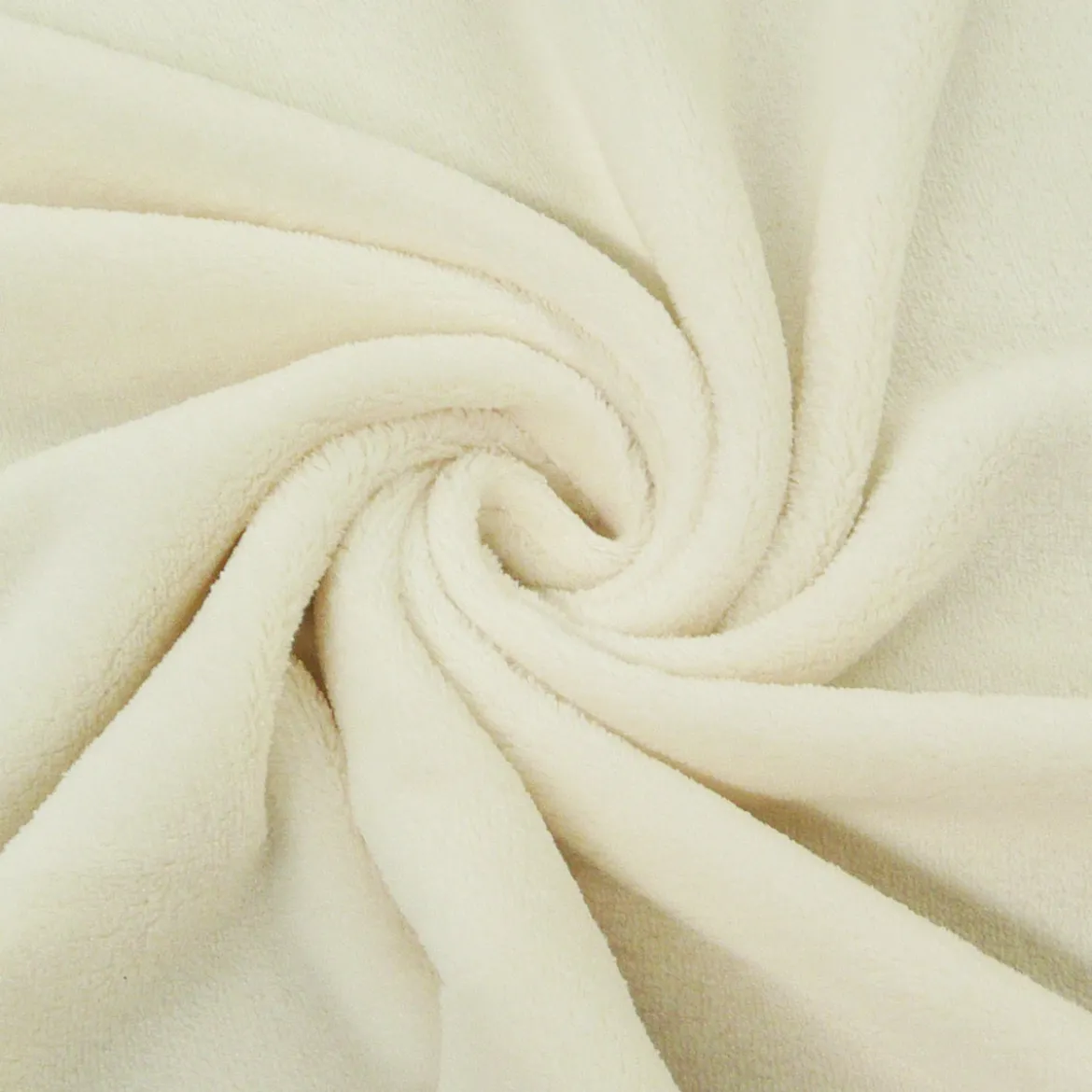 Wellness Fleece Doubleface einfarbig creme 1,45m Breite