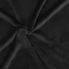 Wellness Fleece Doubleface einfarbig schwarz 1,45m Breite