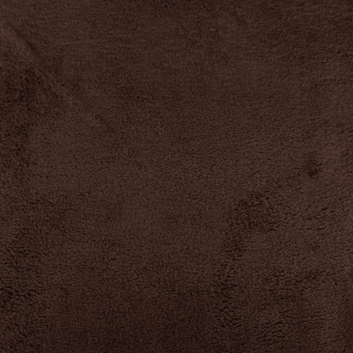 Wellness Fleece Doubleface einfarbig dunkelbraun 1,45m Breite