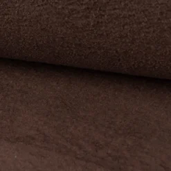 Wellness Fleece Doubleface einfarbig dunkelbraun 1,45m Breite
