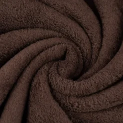 Wellness Fleece Doubleface einfarbig dunkelbraun 1,45m Breite
