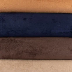 Wellness Fleece Doubleface einfarbig dunkelbraun 1,45m Breite