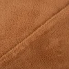 Wellness Fleece Doubleface einfarbig camel 1,45m Breite