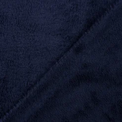 Wellness Fleece Doubleface einfarbig dunkelblau 1,45m Breite