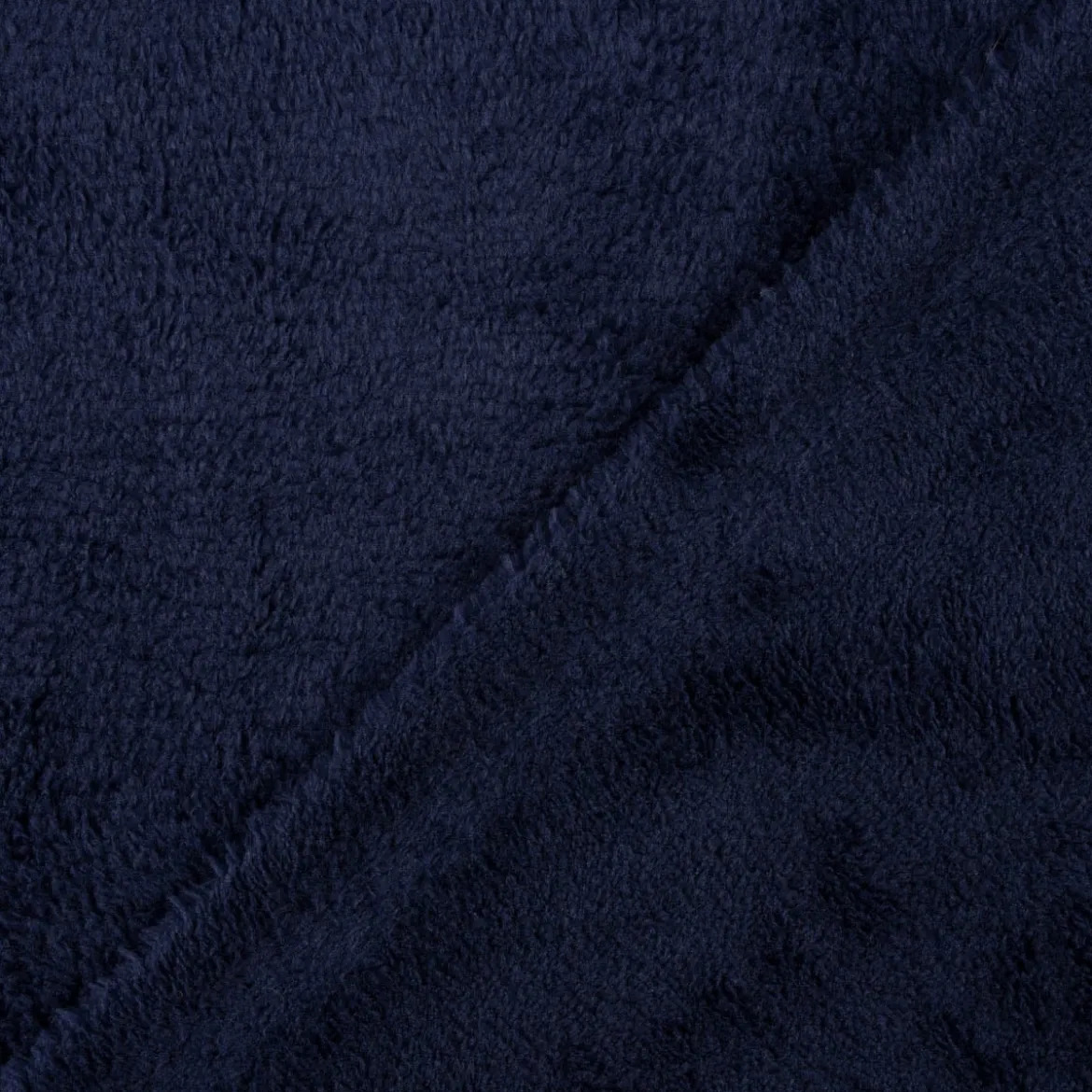 Wellness Fleece Doubleface einfarbig dunkelblau 1,45m Breite