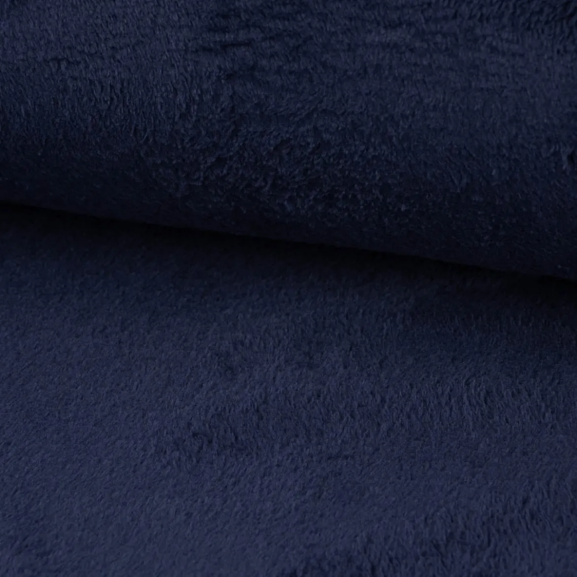 Wellness Fleece Doubleface einfarbig dunkelblau 1,45m Breite