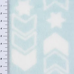 Wellness Fleece Pfeile Sterne mint weiß 1,5m Breite
