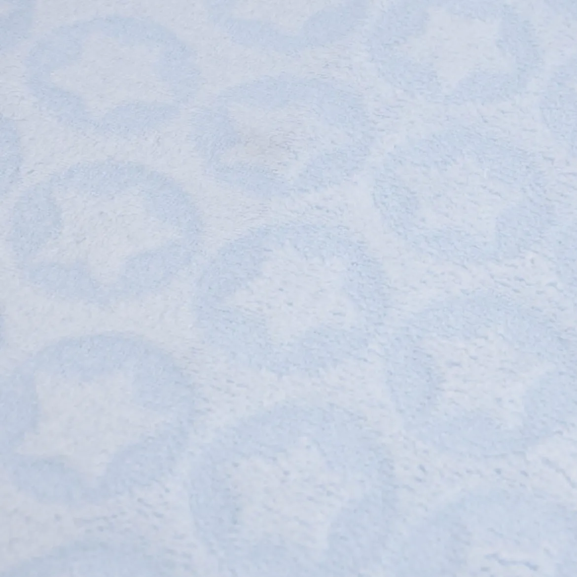 Wellness Fleece Relief Sterne einfarbig hellblau 1,5m Breite