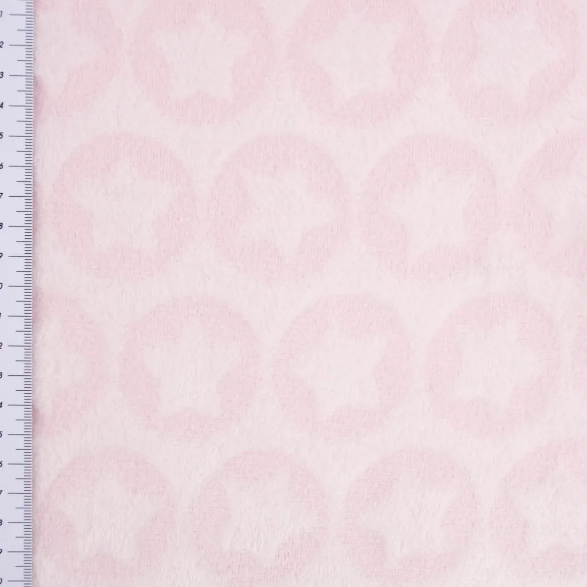 Wellness Fleece Relief Sterne einfarbig rosa 1,5m Breite