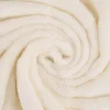 Wellness Fleece Relief Sterne einfarbig creme 1,5m Breite