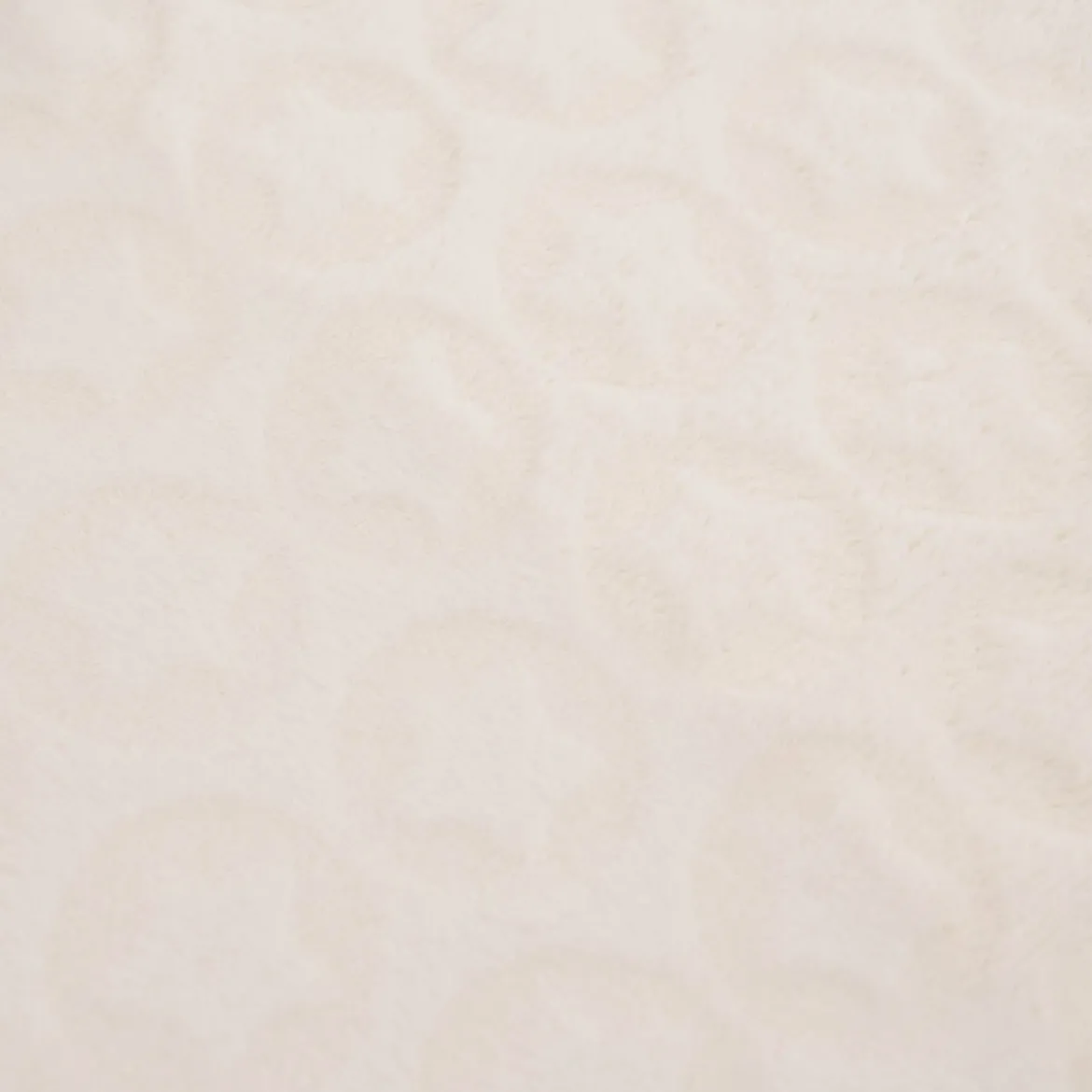 Wellness Fleece Relief Sterne einfarbig creme 1,5m Breite
