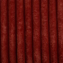 Wellness Fleecestoff Cordoptik breite Rippen einfarbig rot 1,5m Breite