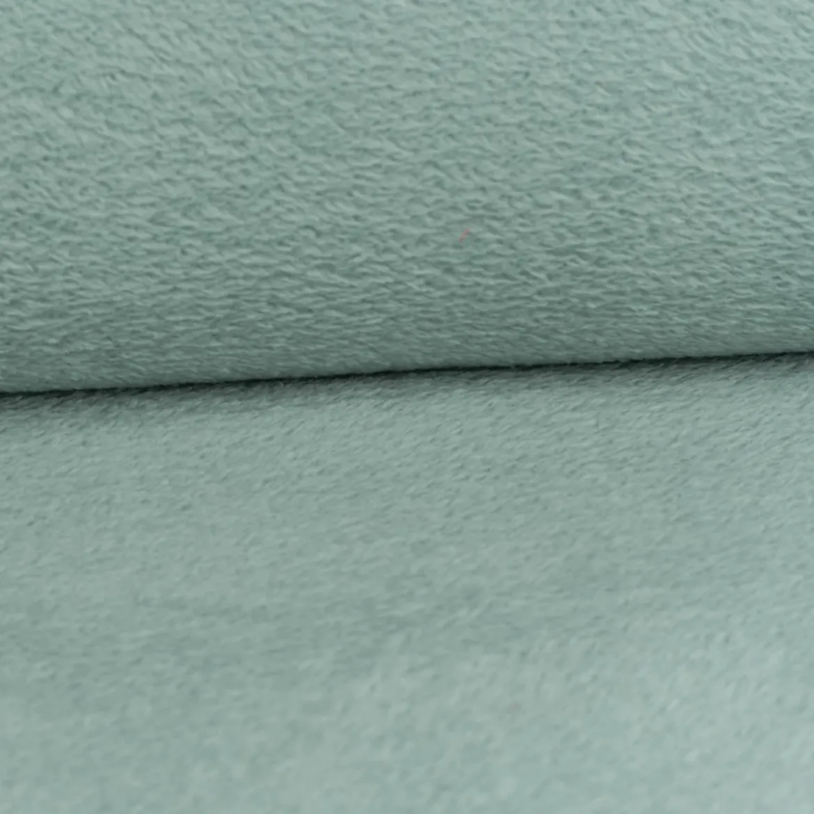 Wellness Fleece Stoff Doubleface einfarbig mintgrün 1,45m Breite