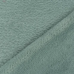 Wellness Fleece Stoff Doubleface einfarbig mintgrün 1,45m Breite