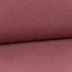 Wellness Fleece Stoff Doubleface einfarbig mauve 1,45m Breite