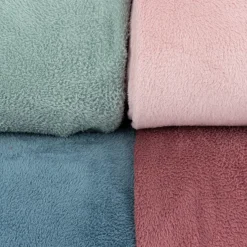 Wellness Fleece Stoff Doubleface einfarbig mauve 1,45m Breite