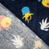 Wellness Fleece Unterwasserwelt Fische blau gelb rot weiß 1,4m Breite