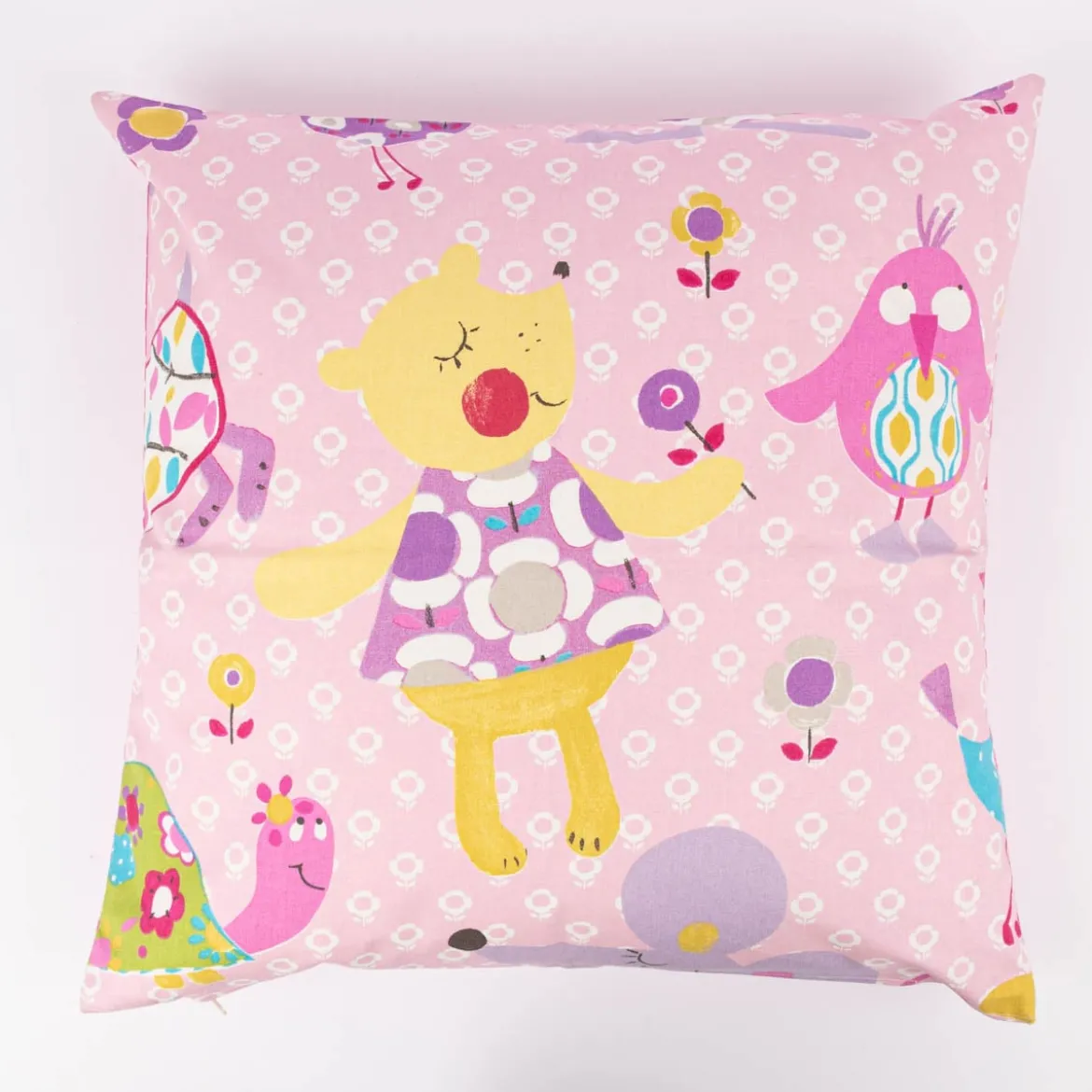 Wendekissenhülle für Kinder Amelie & Friends Dinky Dots candy rosa 50x50cm
