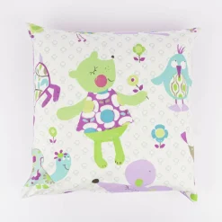 Wendekissenhülle für Kinder Amelie & Friends Dinky Dots lila 50x50cm