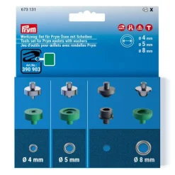 Werkzeug-Set für Prym Ösen mit Scheiben, 4, 5 und 8 mm
