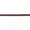 Wildleder Imitat Band geflochten dunkelbraun Meterware Breite: 0,5cm