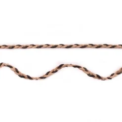 Wildleder Imitat Band geflochten braun schwarz Glitzer Meterware Breite: 0,5cm