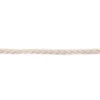 Wildleder Imitat Band geflochten weiß Meterware Breite: 1cm