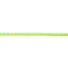 Wildleder Imitat Band grün mit Sterne silberfarbig Meterware Breite: 0,7cm