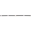 Wildlederimitatband mit Perlen Perlenband mit Perle schwarz Band Breite: 2mm Perle Breite: 6mm