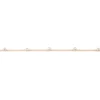Wildlederimitatband mit Perle Perlenband creme Band Breite: 2mm Perle Breite: 6mm