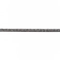 Wildleder Imitat Band schwarz mit silber farbigen Glitzer Steinen Meterware Breite: 0,5cm