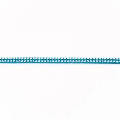 Wildleder Imitat Band türkis mit silber farbigen Glitzer Steinen Meterware Breite: 0,5cm